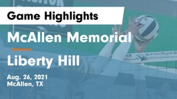 McAllen Memorial  vs Liberty Hill  Game Highlights - Aug. 26, 2021