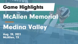 McAllen Memorial  vs Medina Valley  Game Highlights - Aug. 28, 2021