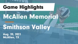 McAllen Memorial  vs Smithson Valley  Game Highlights - Aug. 20, 2021