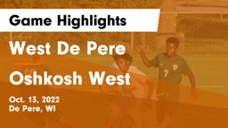 West De Pere  vs Oshkosh West  Game Highlights - Oct. 13, 2022
