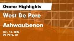 West De Pere  vs Ashwaubenon  Game Highlights - Oct. 18, 2022