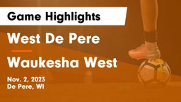 West De Pere  vs Waukesha West  Game Highlights - Nov. 2, 2023