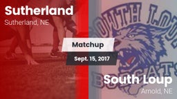 Matchup: Sutherland High vs. South Loup  2017