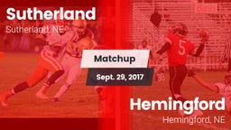 Matchup: Sutherland High vs. Hemingford  2017