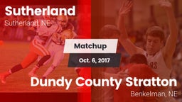 Matchup: Sutherland High vs. Dundy County Stratton  2017