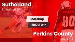 Matchup: Sutherland High vs. Perkins County  2017