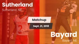Matchup: Sutherland High vs. Bayard  2018