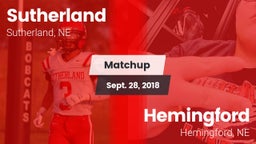 Matchup: Sutherland High vs. Hemingford  2018