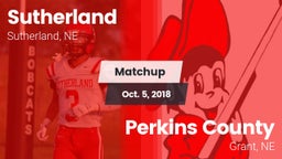 Matchup: Sutherland High vs. Perkins County  2018