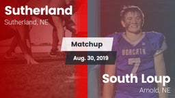 Matchup: Sutherland High vs. South Loup  2019