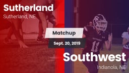 Matchup: Sutherland High vs. Southwest  2019