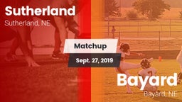 Matchup: Sutherland High vs. Bayard  2019