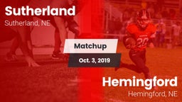 Matchup: Sutherland High vs. Hemingford  2019
