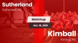 Matchup: Sutherland High vs. Kimball  2019