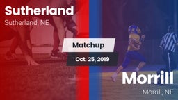 Matchup: Sutherland High vs. Morrill  2019