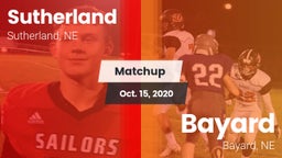 Matchup: Sutherland High vs. Bayard  2020