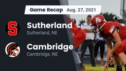 Recap: Sutherland  vs. Cambridge  2021