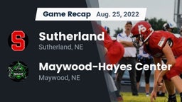 Recap: Sutherland  vs. Maywood-Hayes Center 2022