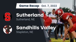 Recap: Sutherland  vs. Sandhills Valley 2022