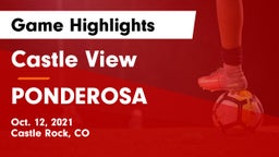 Castle View  vs PONDEROSA  Game Highlights - Oct. 12, 2021