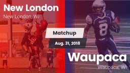 Matchup: New London High vs. Waupaca  2018
