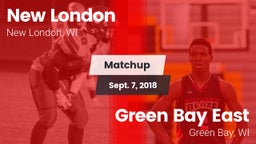 Matchup: New London High vs. Green Bay East  2018