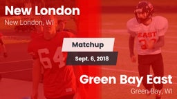 Matchup: New London High vs. Green Bay East  2018