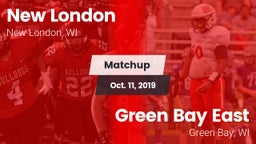Matchup: New London High vs. Green Bay East  2019
