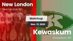 Matchup: New London High vs. Kewaskum  2020