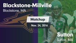 Matchup: Blackstone-Millville vs. Sutton  2016