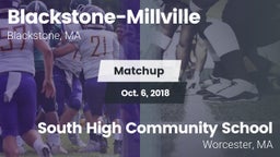 Matchup: Blackstone-Millville vs. South High Community School 2018