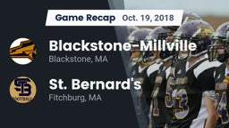 Recap: Blackstone-Millville  vs. St. Bernard's  2018