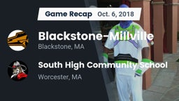 Recap: Blackstone-Millville  vs. South High Community School 2018