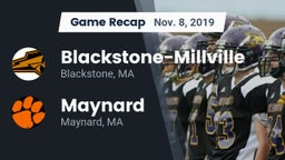 Recap: Blackstone-Millville  vs. Maynard  2019