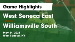 West Seneca East  vs Williamsville South  Game Highlights - May 24, 2021