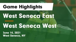 West Seneca East  vs West Seneca West  Game Highlights - June 14, 2021