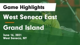 West Seneca East  vs Grand Island  Game Highlights - June 16, 2021