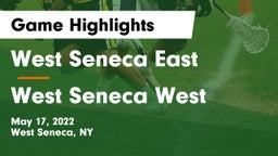 West Seneca East  vs West Seneca West  Game Highlights - May 17, 2022