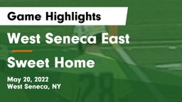West Seneca East  vs Sweet Home  Game Highlights - May 20, 2022