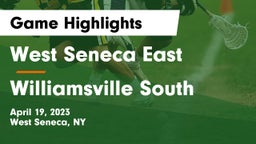 West Seneca East  vs Williamsville South  Game Highlights - April 19, 2023