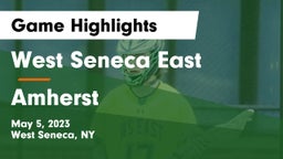 West Seneca East  vs Amherst  Game Highlights - May 5, 2023