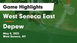 West Seneca East  vs Depew  Game Highlights - May 8, 2023