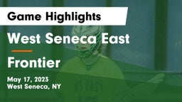 West Seneca East  vs Frontier  Game Highlights - May 17, 2023