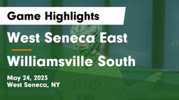 West Seneca East  vs Williamsville South  Game Highlights - May 24, 2023