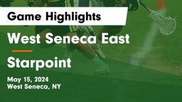 West Seneca East  vs Starpoint  Game Highlights - May 15, 2024