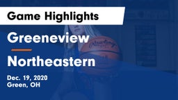 Greeneview  vs Northeastern  Game Highlights - Dec. 19, 2020