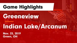 Greeneview  vs Indian Lake/Arcanum Game Highlights - Nov. 23, 2019