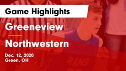 Greeneview  vs Northwestern  Game Highlights - Dec. 12, 2020