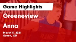 Greeneview  vs Anna Game Highlights - March 5, 2021