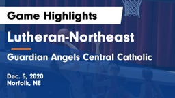 Lutheran-Northeast  vs Guardian Angels Central Catholic Game Highlights - Dec. 5, 2020
